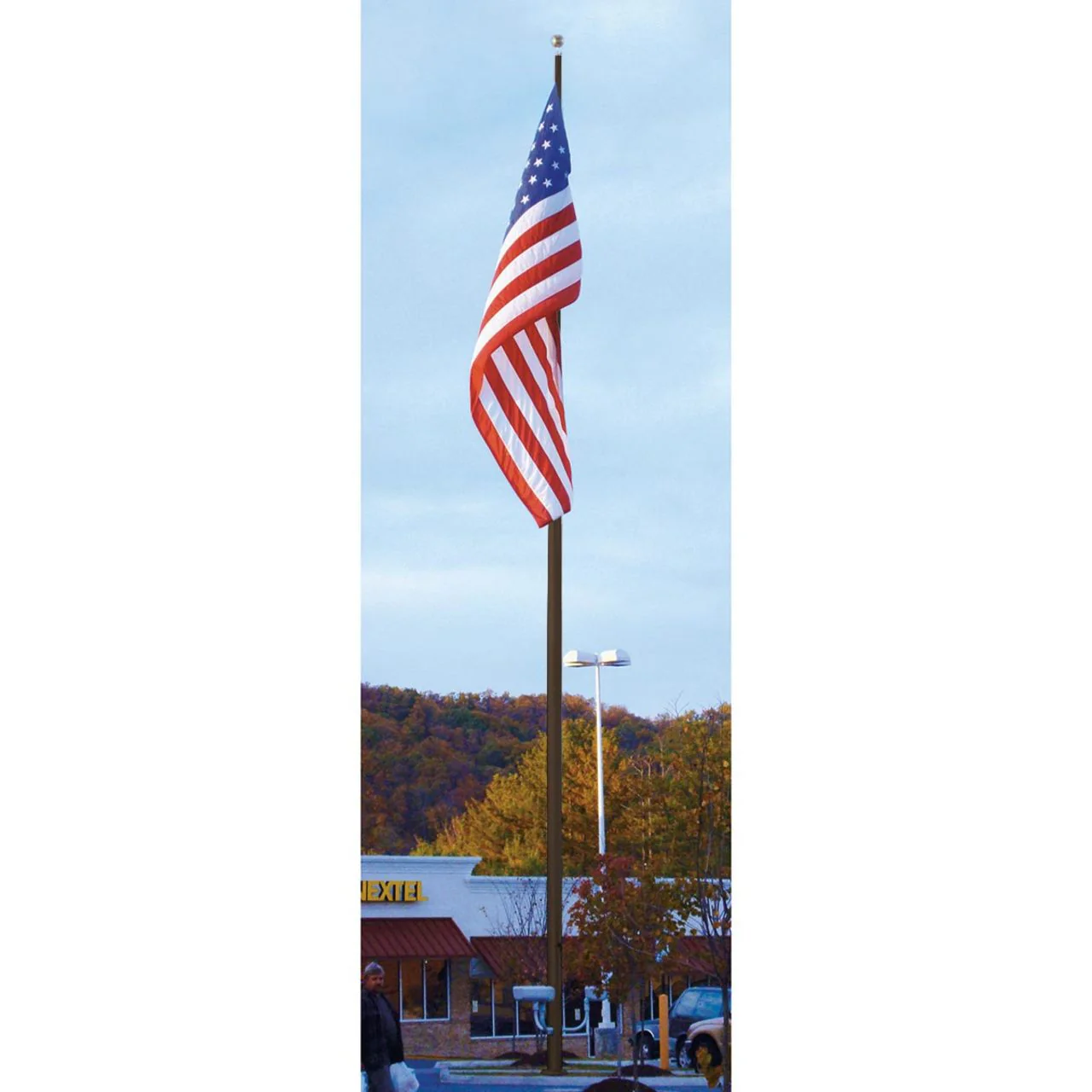 Continental Series 25ft Commercial Flagpole - .125in Wall Thickness - 5in Butt Diameter - Image 7