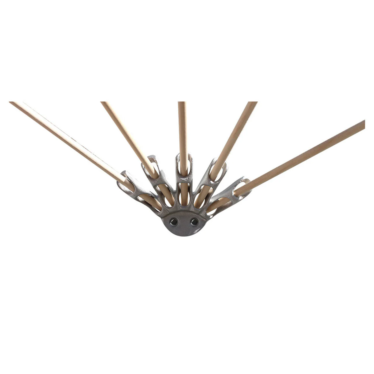 5 Silver Finger Aluminum Bracket