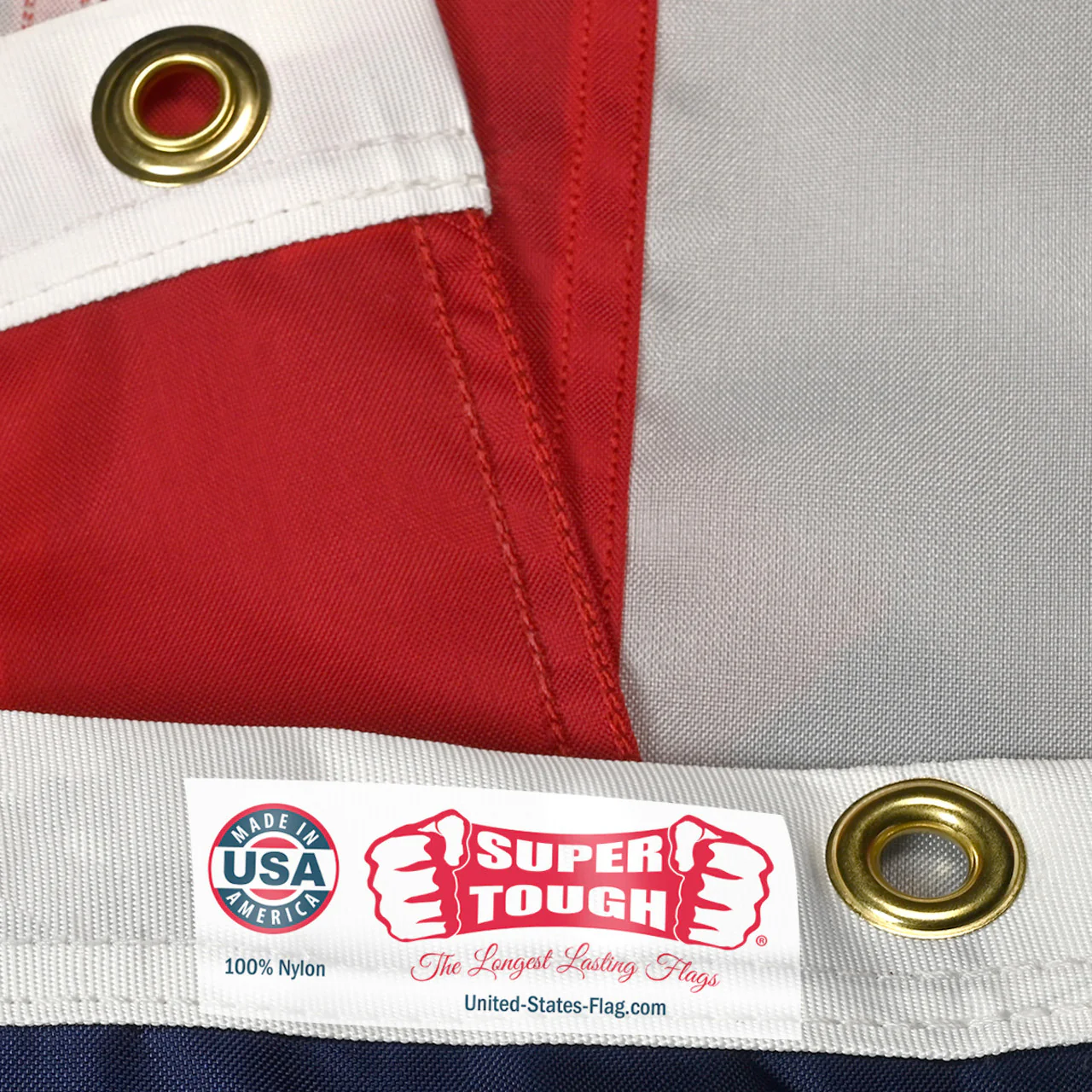 Super Tough 5ft x 9.5ft Nylon American Flag - Image 6