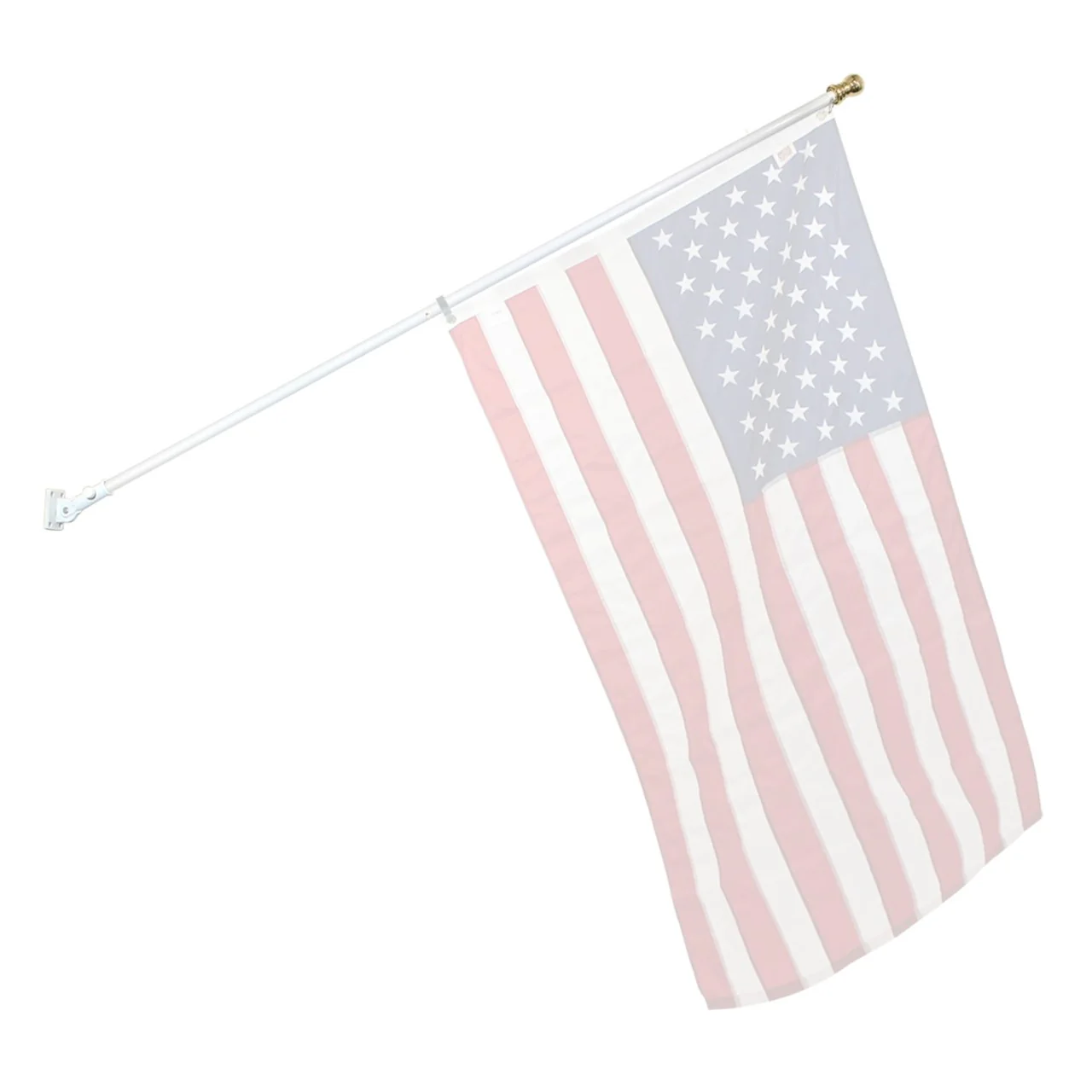 Super Tough 6ft Aluminum Two Piece Spinner Residential Flagpole - Image 3
