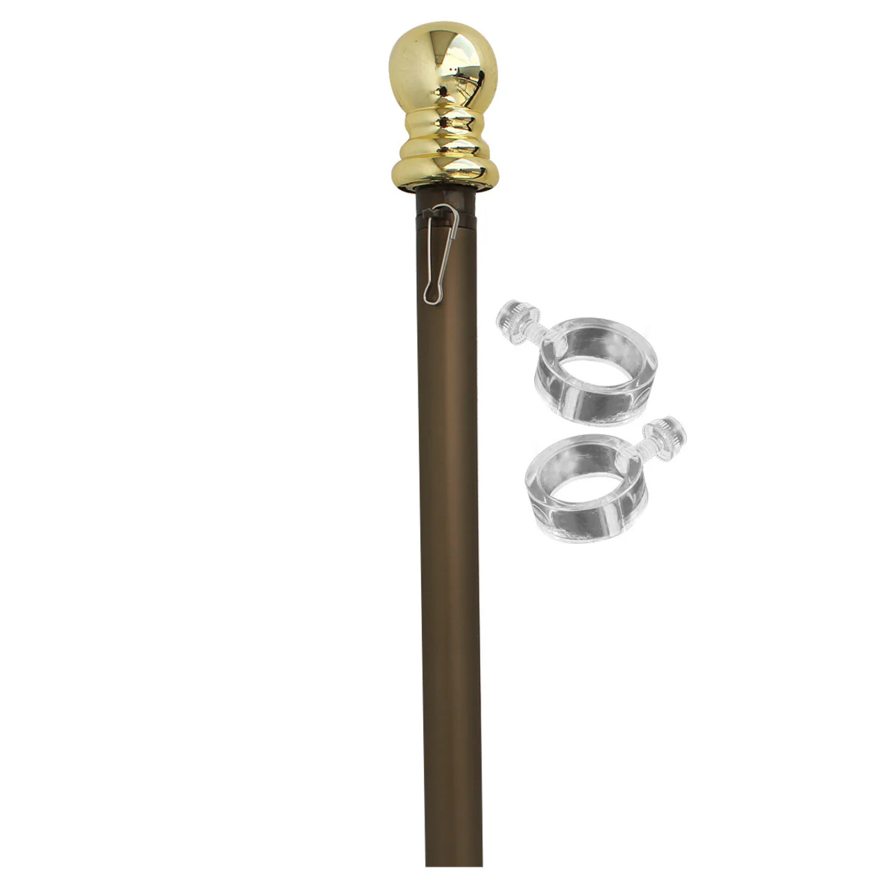 Super Tough 6ft Aluminum Two Piece Spinner Residential Flagpole - Image 9