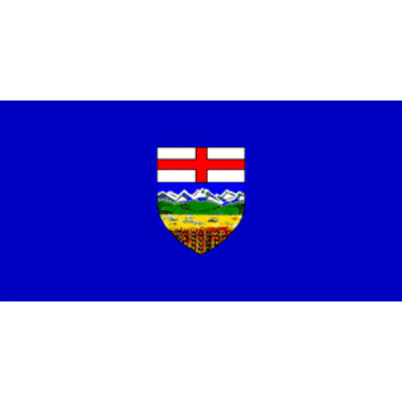 Alberta 12in x 18in Hand Flag