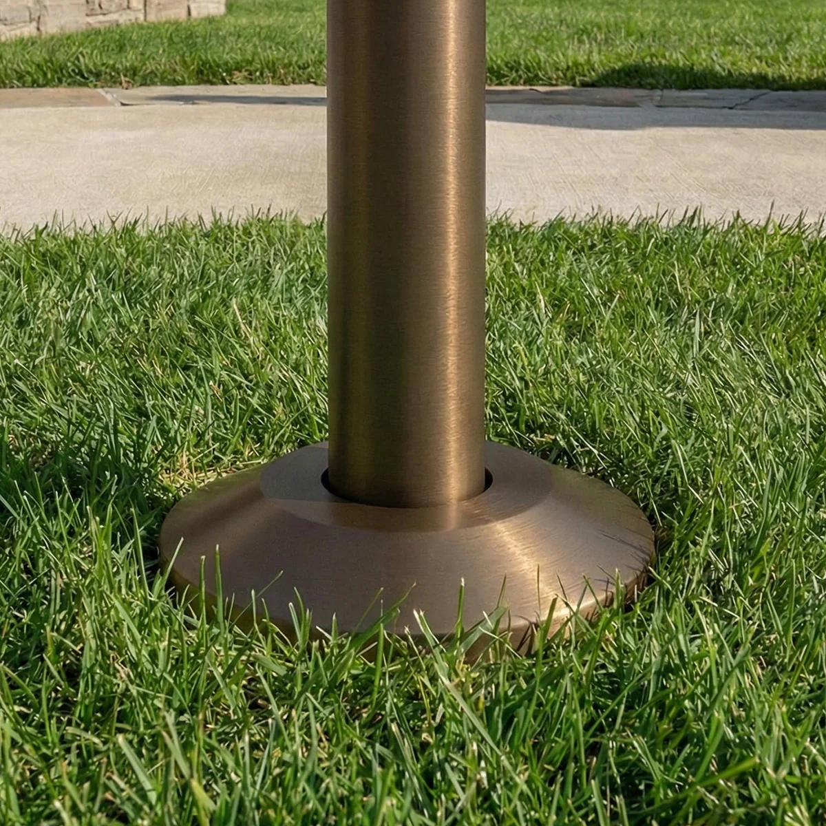 Aluminum Flash Collar - For 3" Diameter Pole - Bronze Powder Coat - Image 2