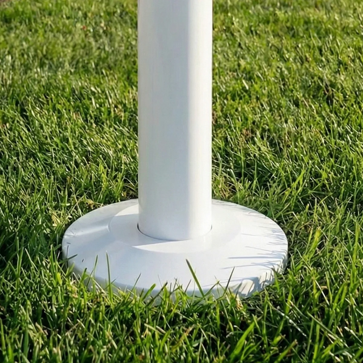 Aluminum Flash Collar - For 3" Diameter Pole - White Powder Coat - Image 2
