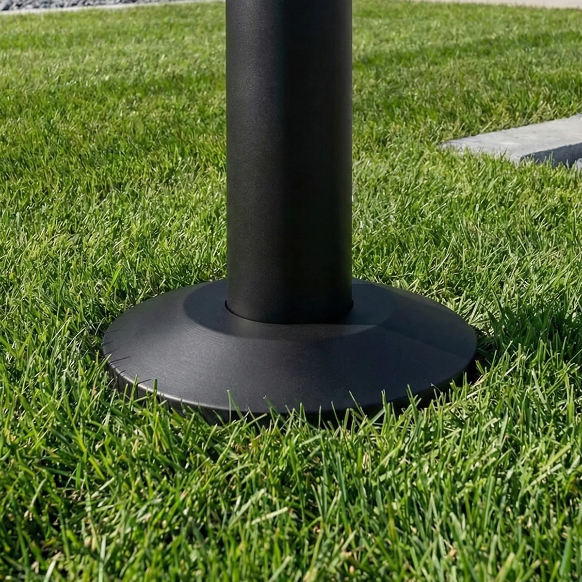 Aluminum Flash Collar - For 3" Diameter Pole - Black Powder Coat - Image 2