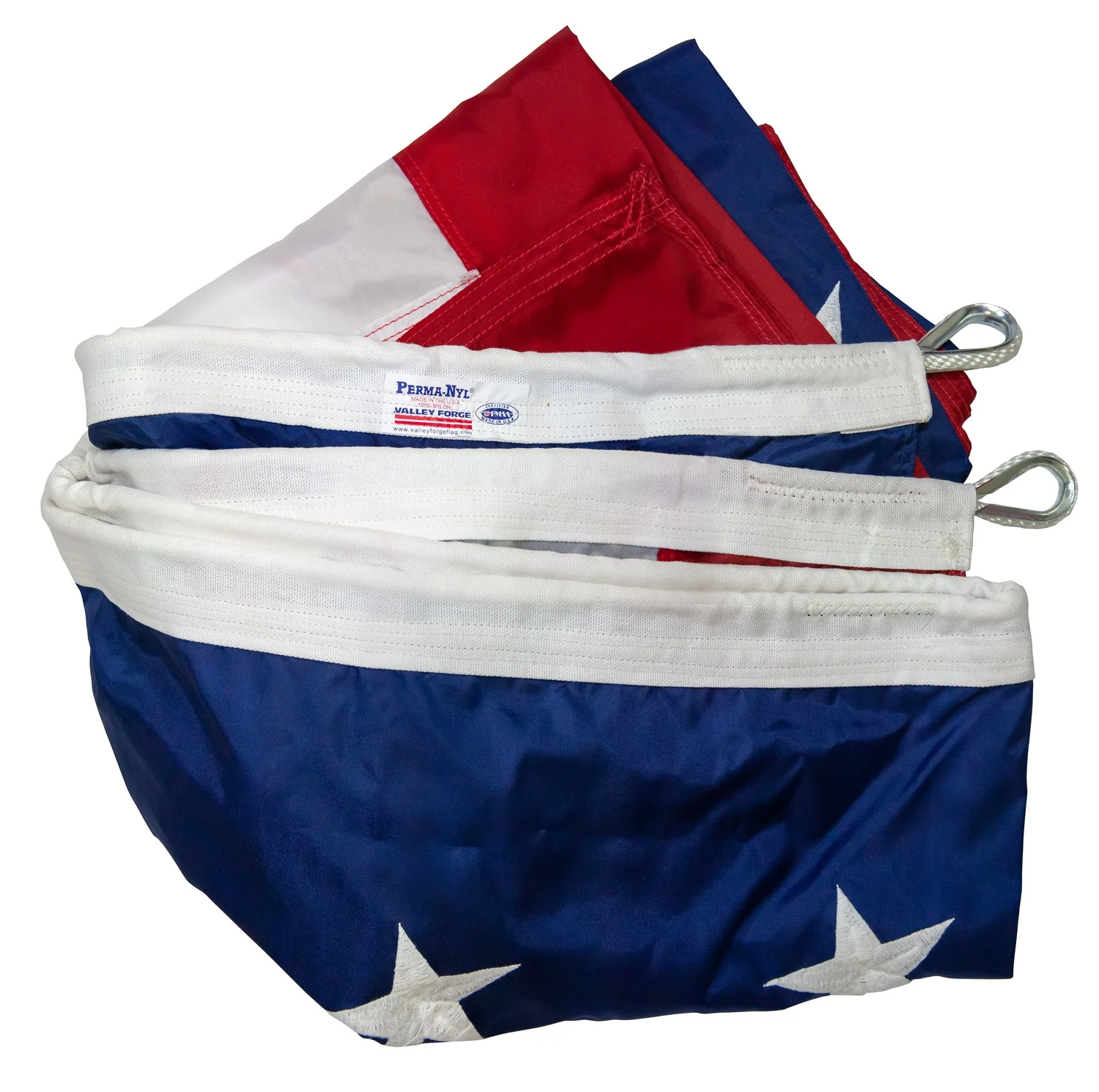 Valley Forge Perma-Nyl 12ft x 18ft Nylon American Flag - Image 3