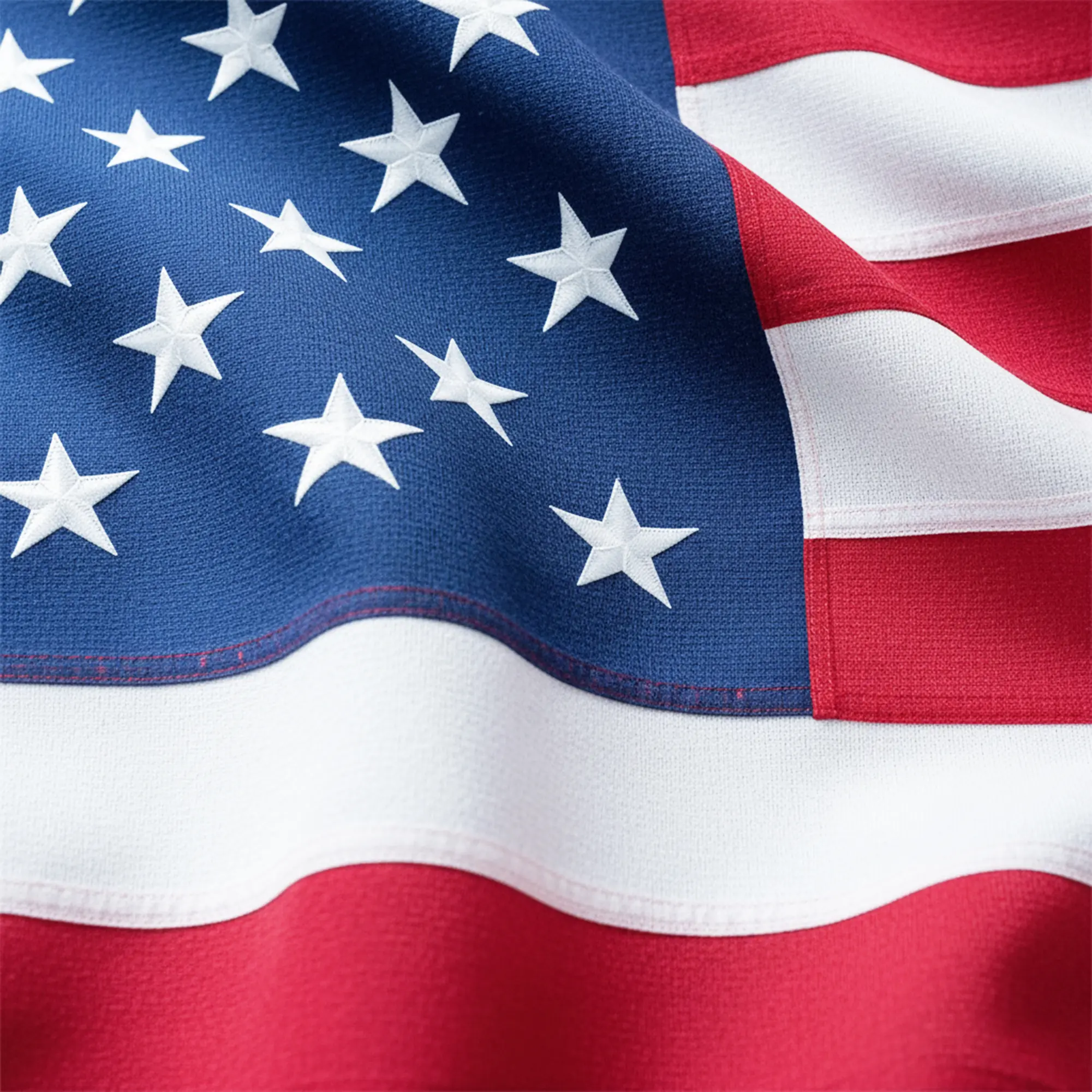 4ft x 6ft Super Tough Knitted Polyester American Flag - US Made - Image 2