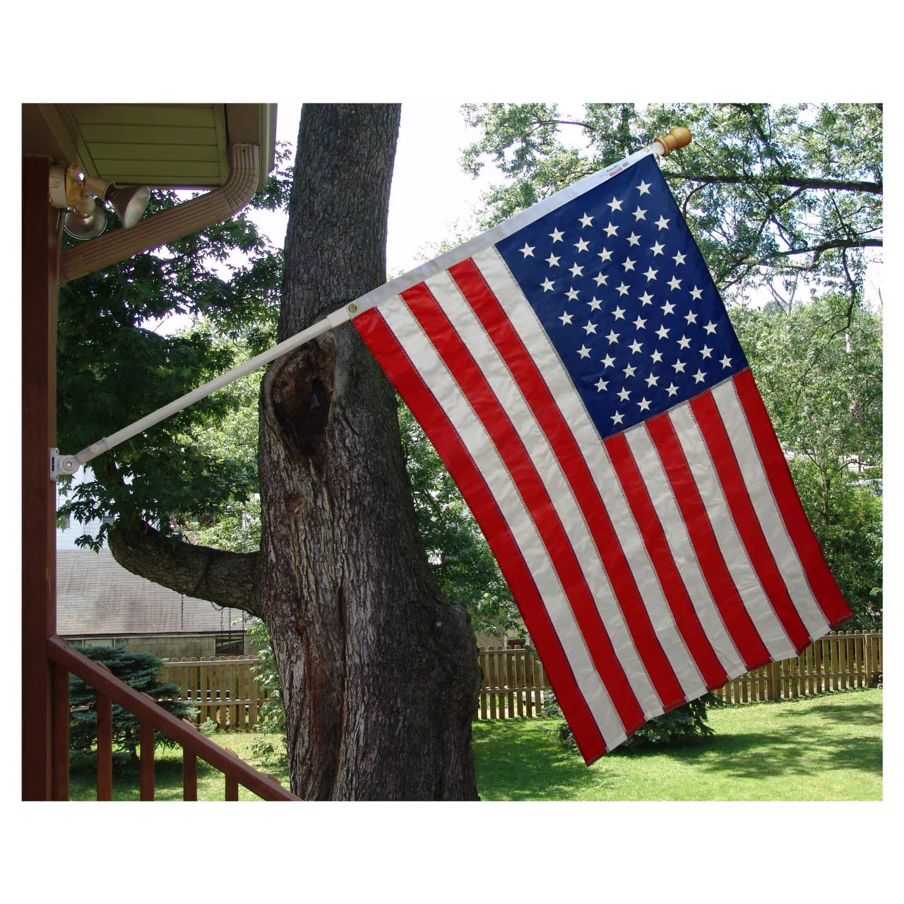 Super Tough Nylon Outdoor American Flag Kit - Image 13