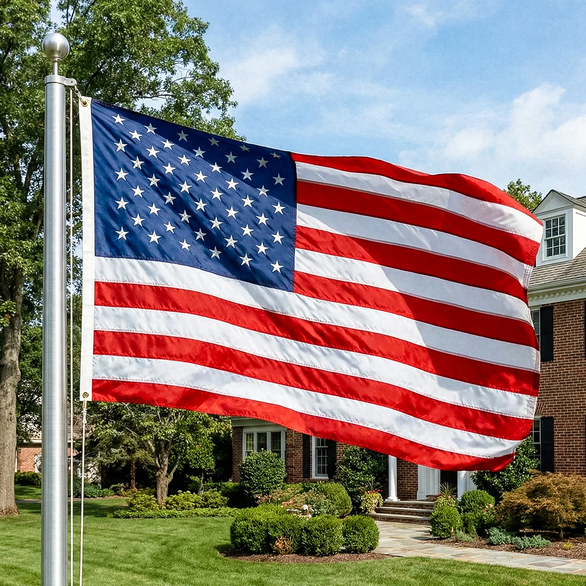 Annin 5ft x 8ft Nyl-Glo American Flag - Image 2