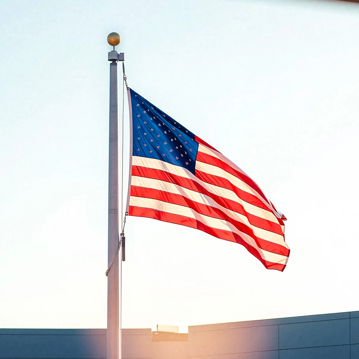Annin 6ft x 10ft Nyl-Glo American Flag - Image 2