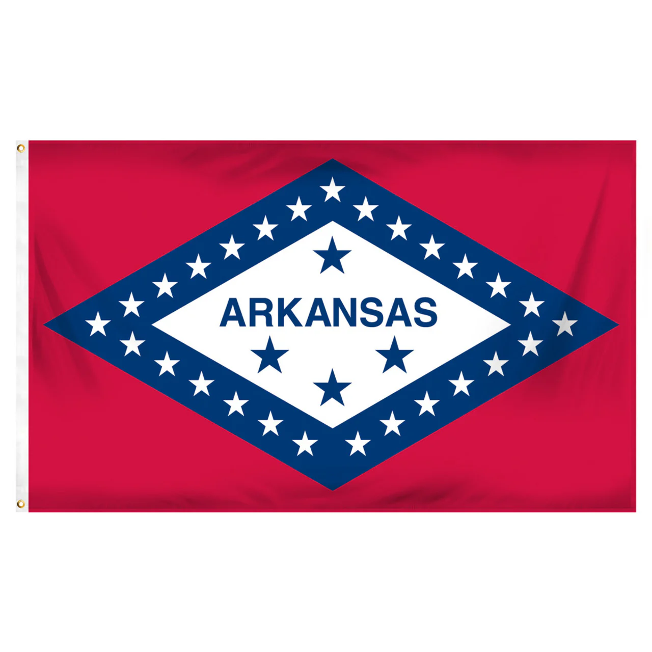 Arkansas Flag 5ft. x 8ft. Spun Heavy Duty Polyester Flag