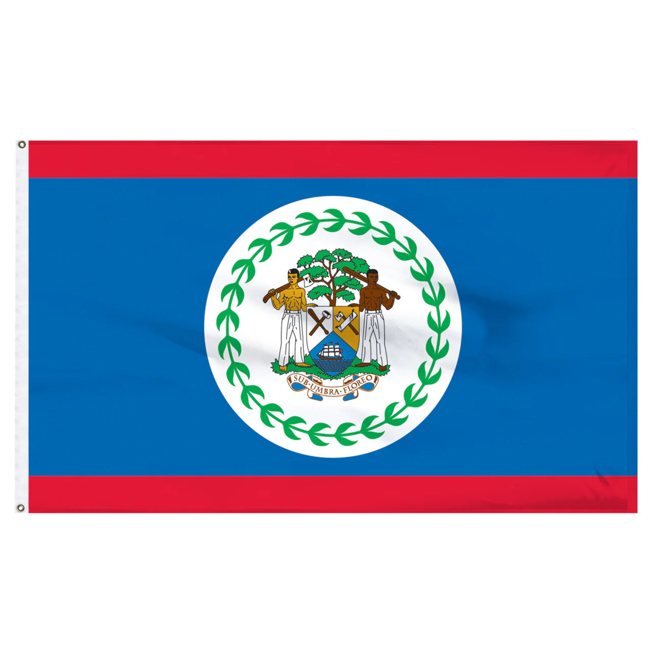 Belize Flag 3ft x 5ft Nylon