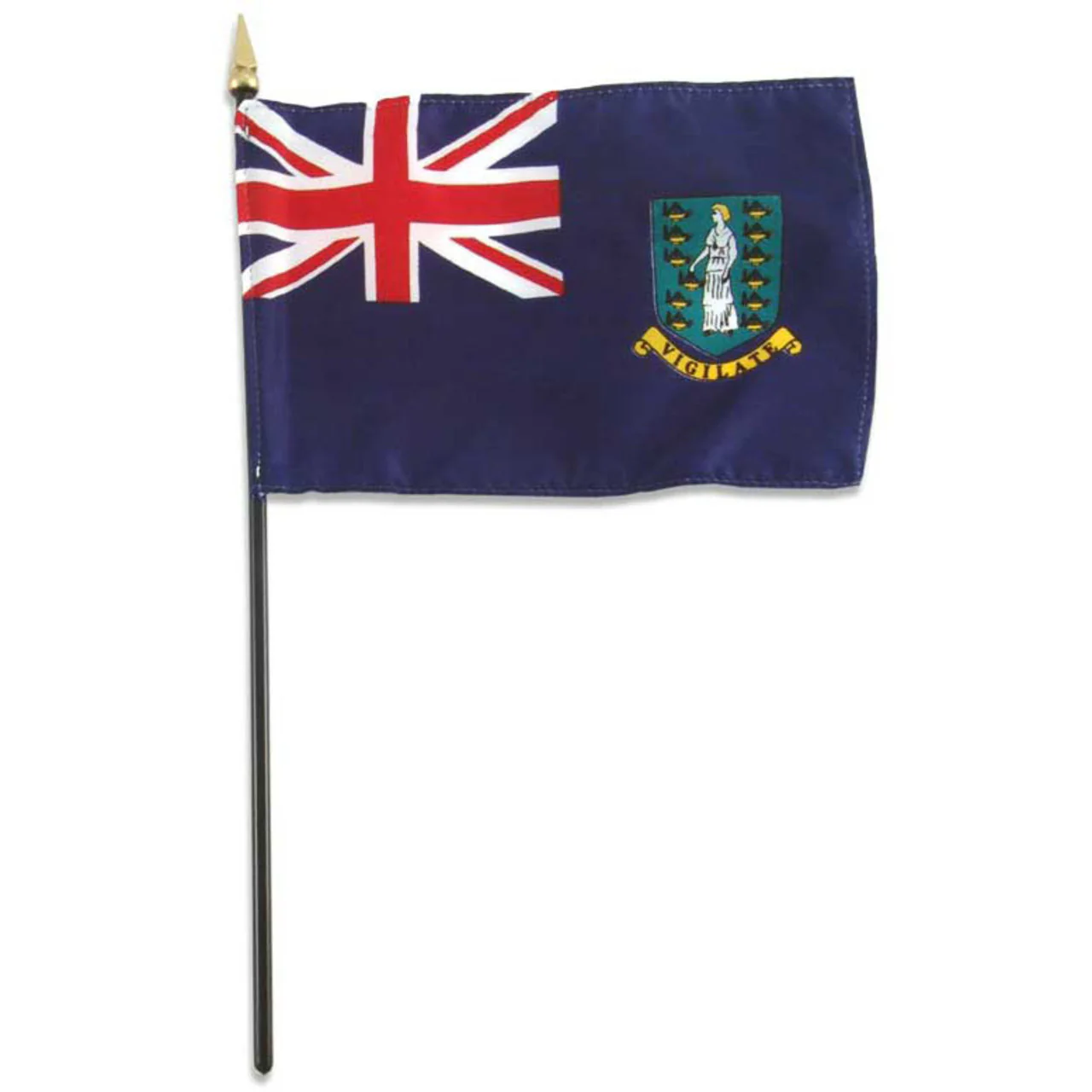 British Virgin Islands Flag 4 x 6 inch - Image 2
