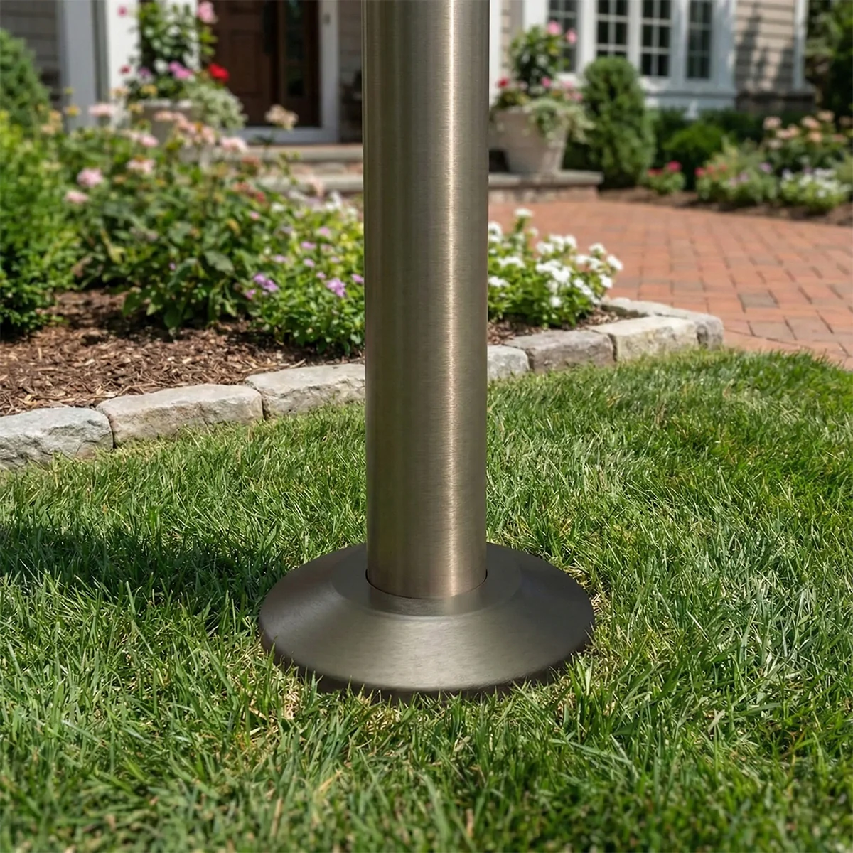 Standard Profile Aluminum Flash Collar - For 3" Diameter Pole - Bronze Anodized - Image 2