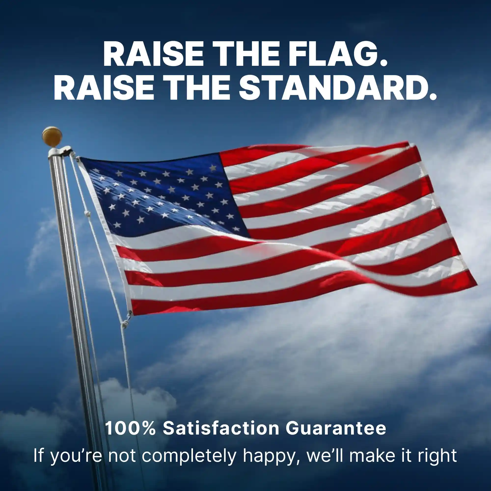 Super Tough 20ft Aluminum Sectional Heavy Duty Residential Flagpole - Satin Finish - Image 6