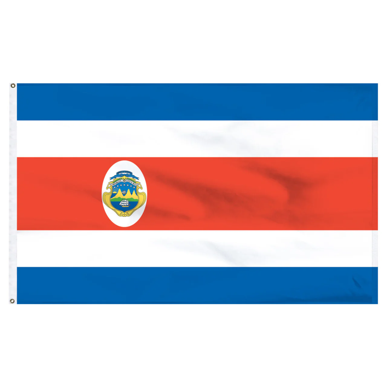 Costa Rica 3' x 5' Nylon Flag With Seal