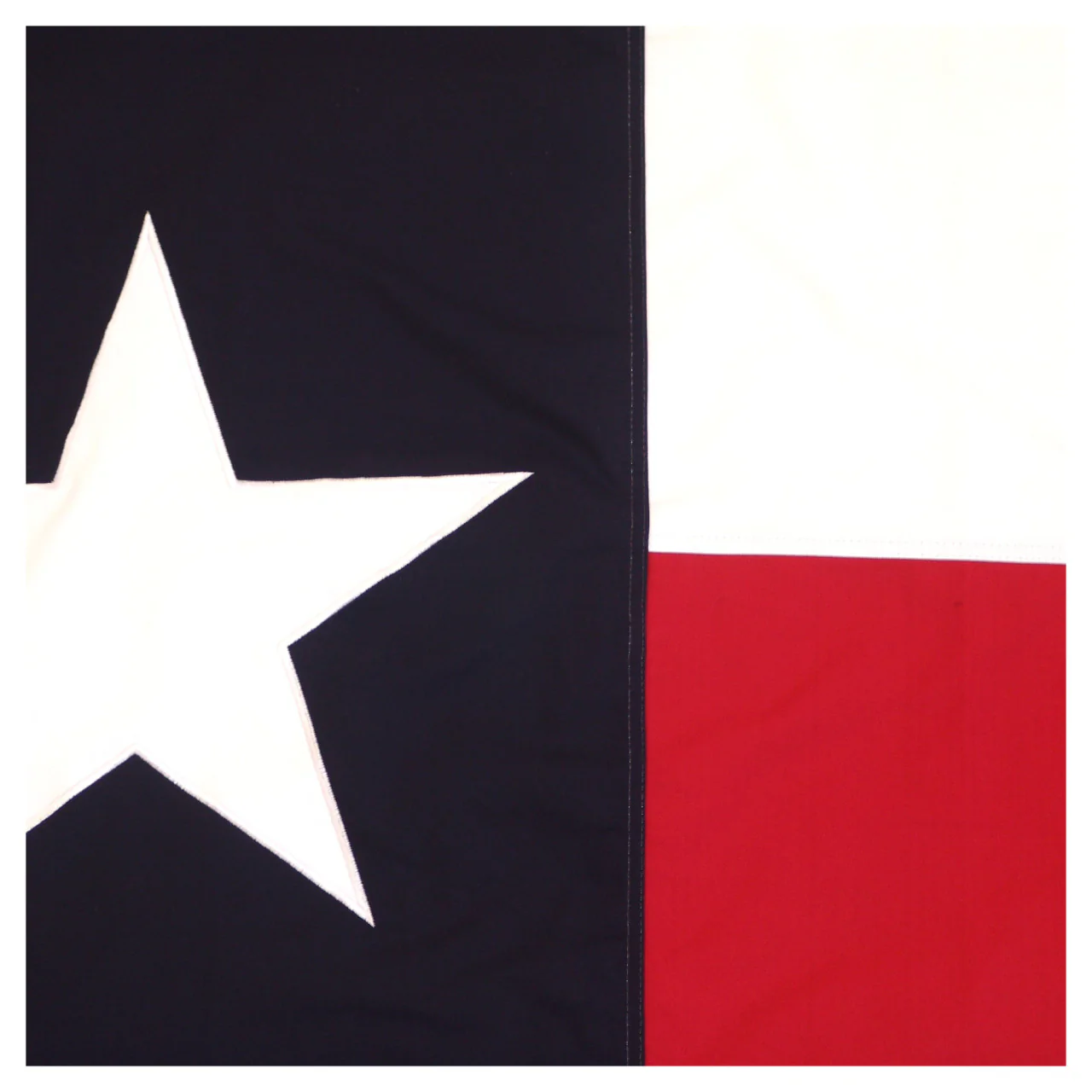 Cotton Texas flag for indoor display 3ft x 5ft - Image 2