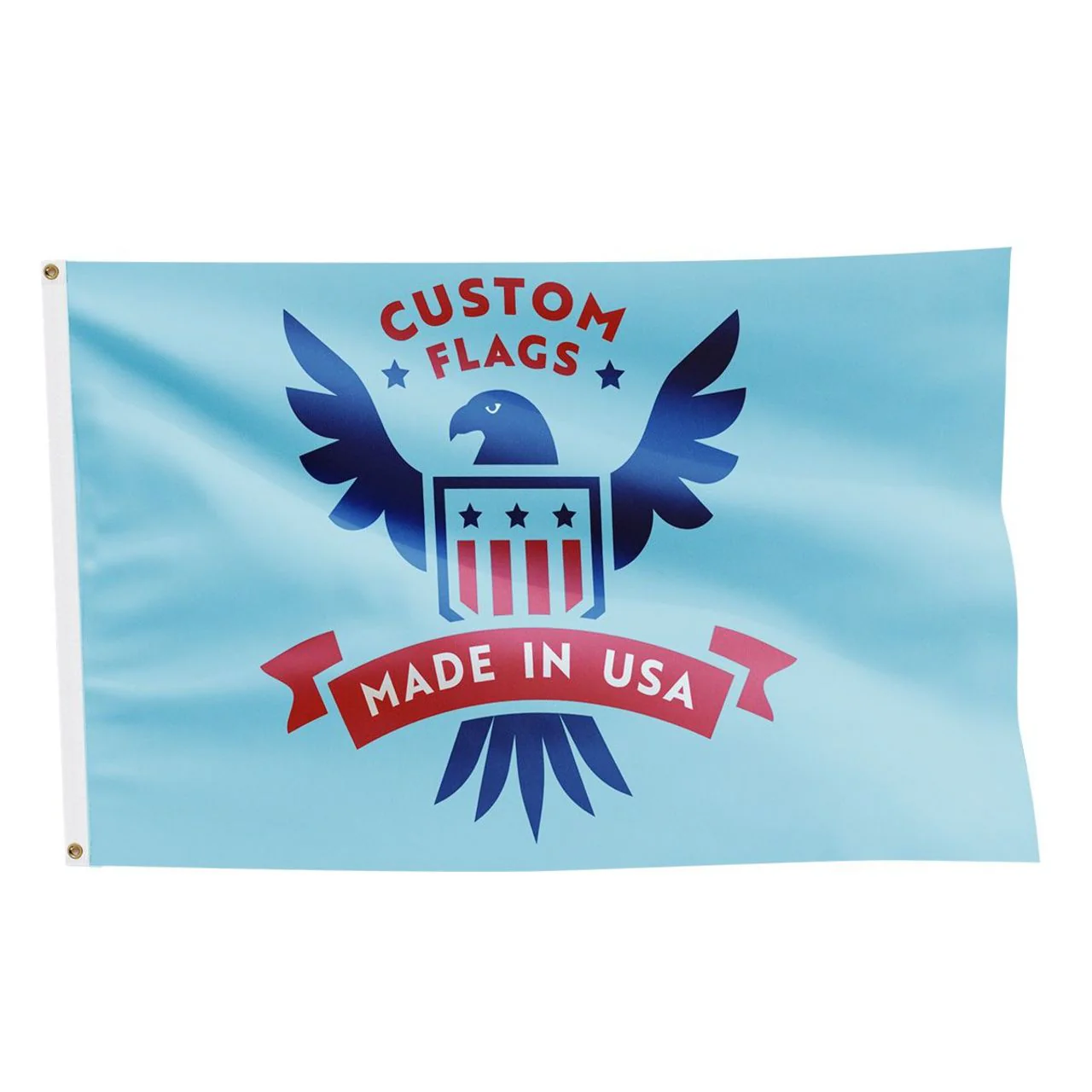 Custom Double-Sided with Liner 6ft x 10ft Knit Polyester Flag
