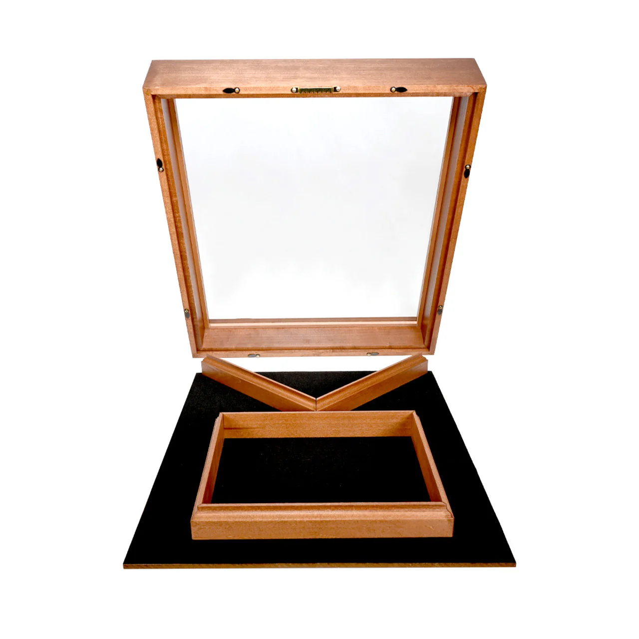 Madison Premium Flag and Certificate Display Case for 3' x 5' Flag - Cherry Finish - Image 4