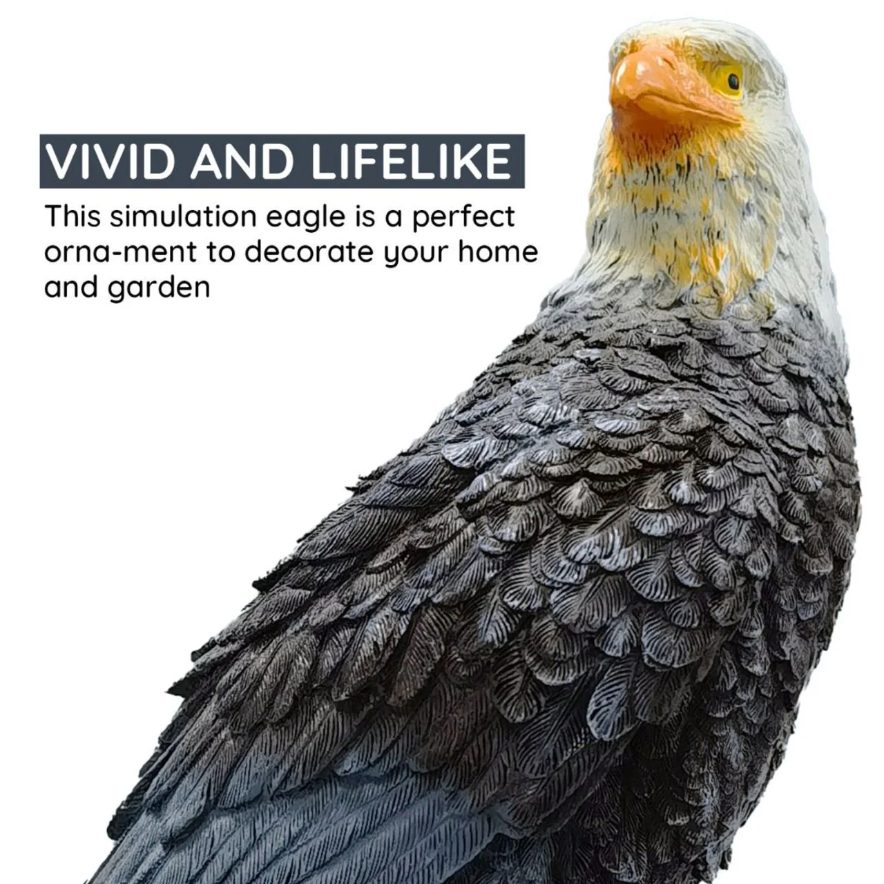 Eagle On Display Flagpole Topper With Matte Finish - Image 2