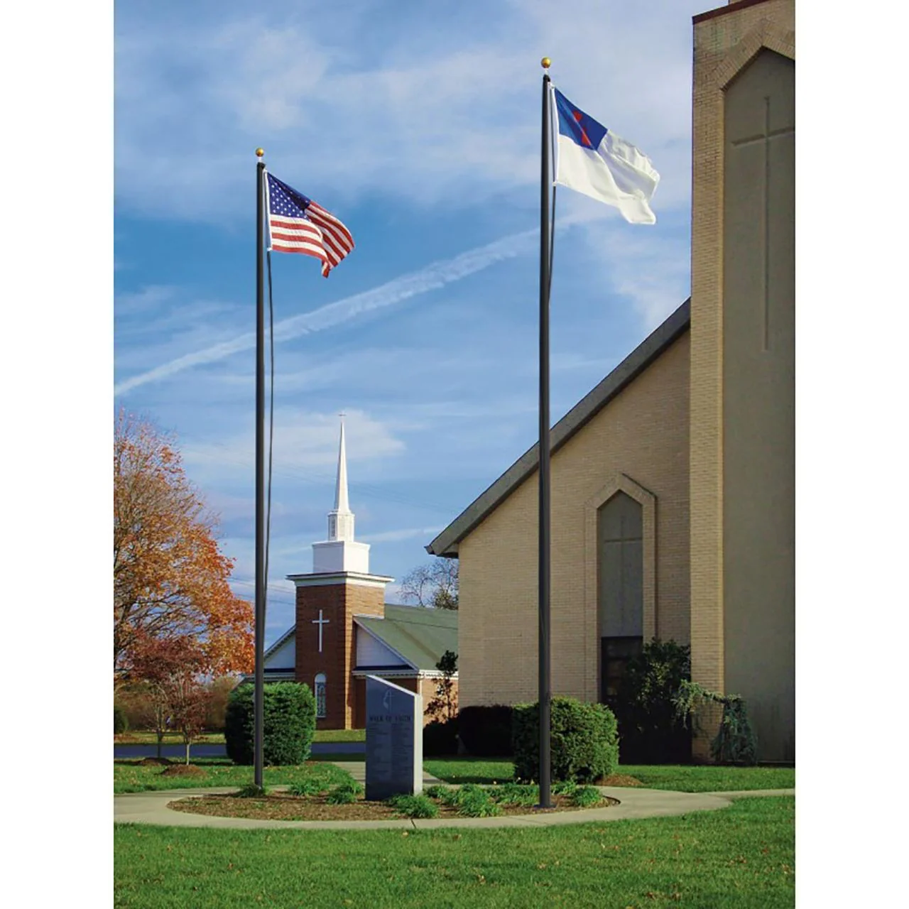 Estate Series 25ft Commercial Flagpole - .125in Wall Thickness - 4in Butt Diameter - Image 7