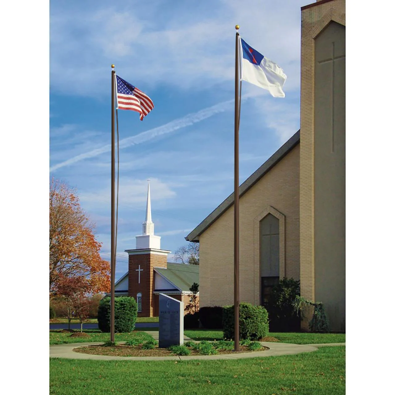 Estate Series 25ft Commercial Flagpole - .125in Wall Thickness - 4in Butt Diameter - Image 8