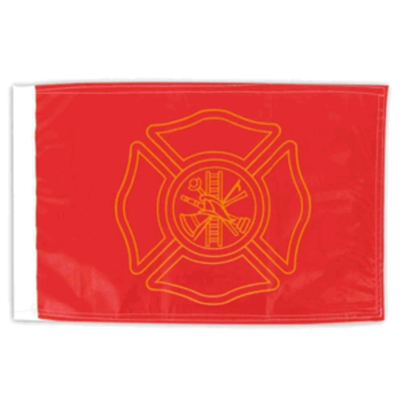 Firefighter Parade Motorcycle Flag - 10" x 15"