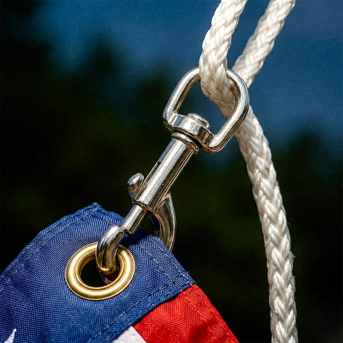 Flagsnaps - Nickel Plated Cast Zinc - 3 1/2" - Image 2