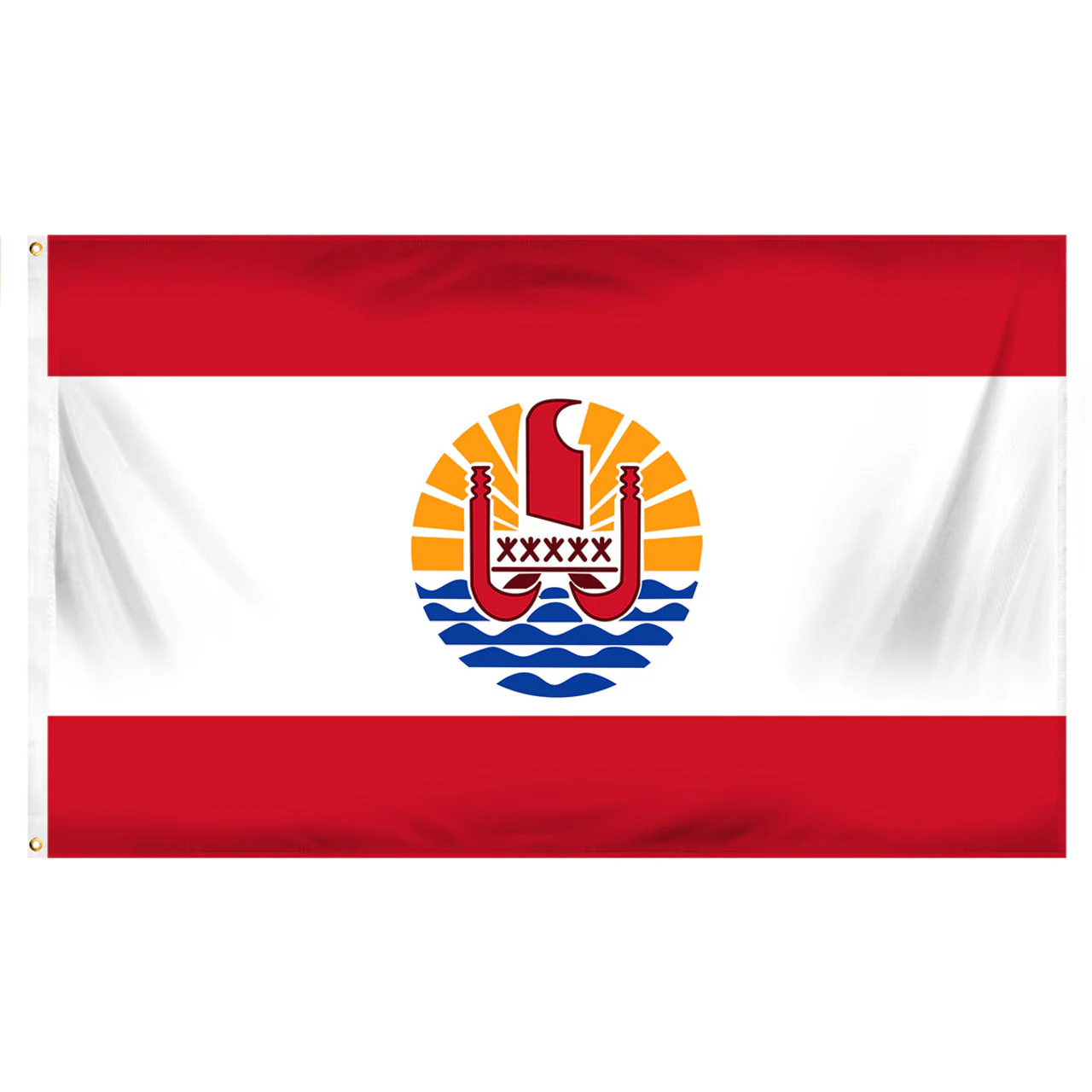 French Polynesia Flag 3ft x 5ft Printed Polyester