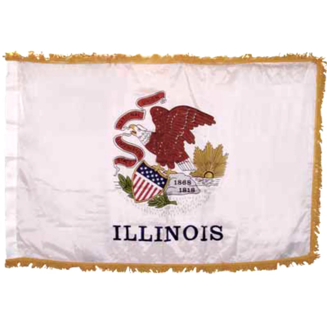 Illinois Flag 4 x 6 Feet Nylon - Image 2