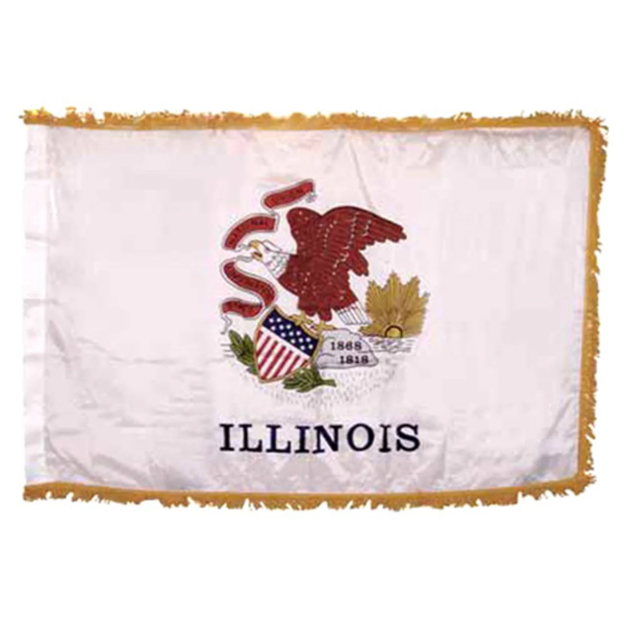 Illinois Indoor Flag 3' x 5' Nylon