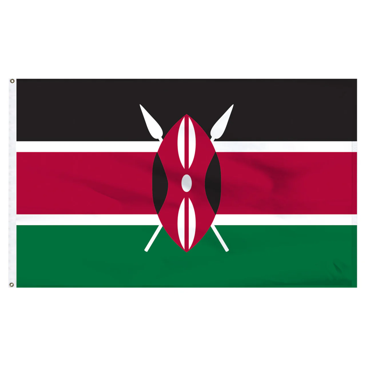 Kenya 2ft x 3ft Nylon Flag