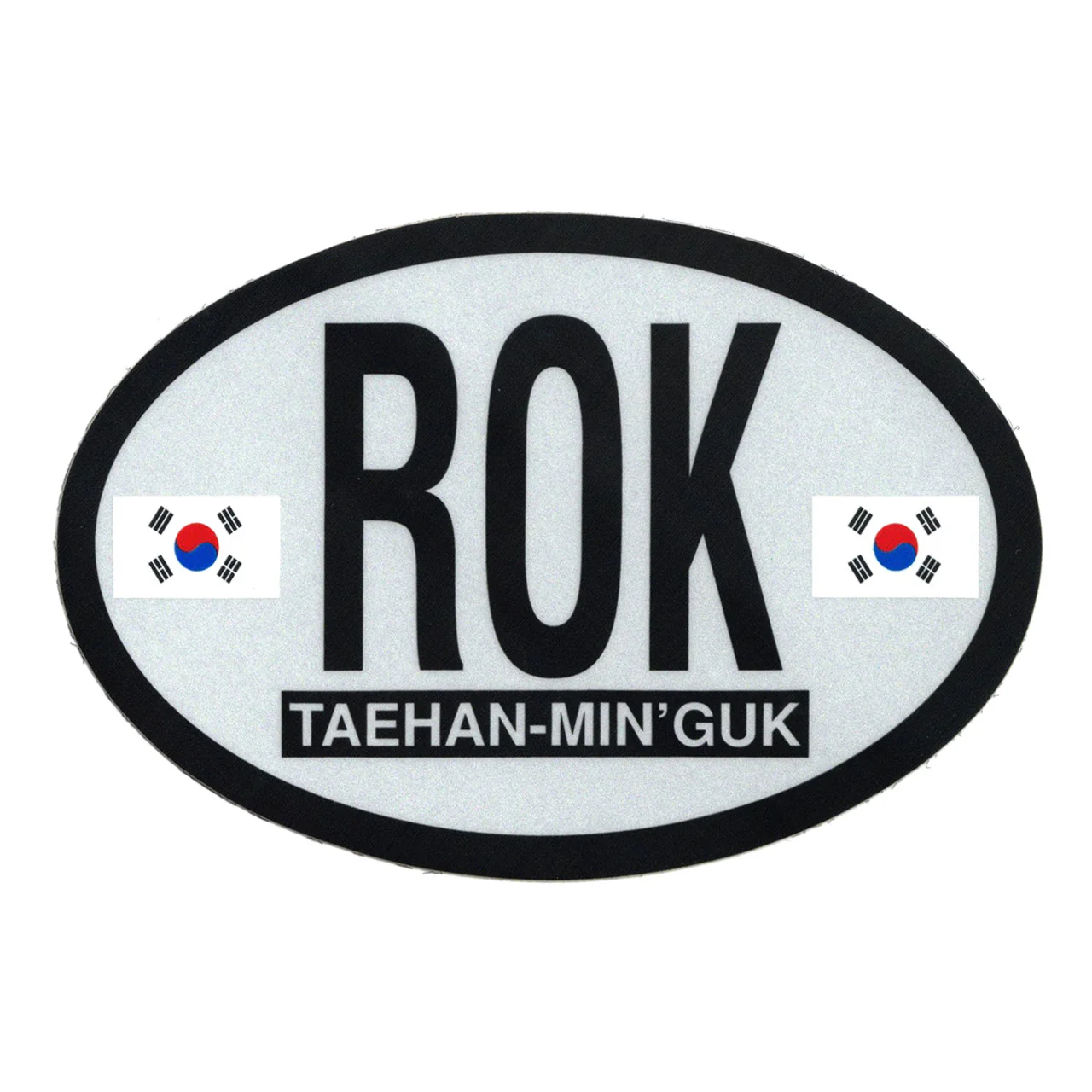 Korea Oval Decal