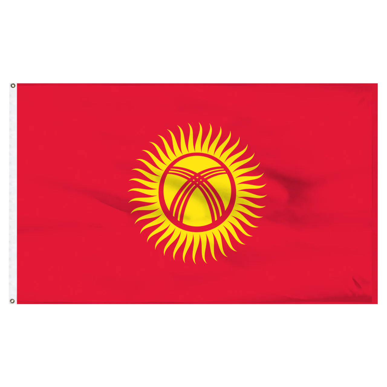 Kyrgyzstan 5ft x 8ft Nylon Flag