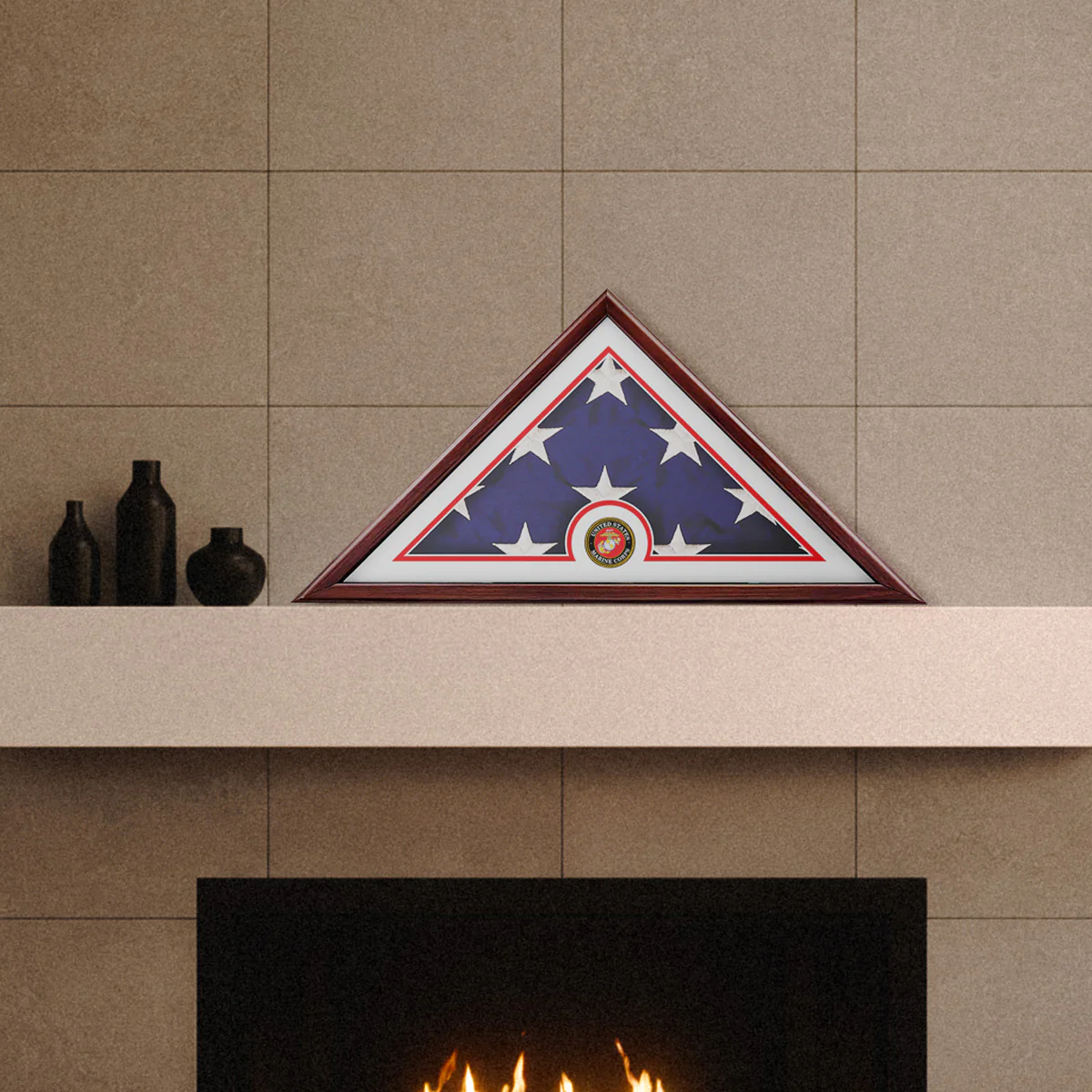 Liberty Flag Case for 5' x 9.5' Flag - Cherry Laminate with Matte - Image 11