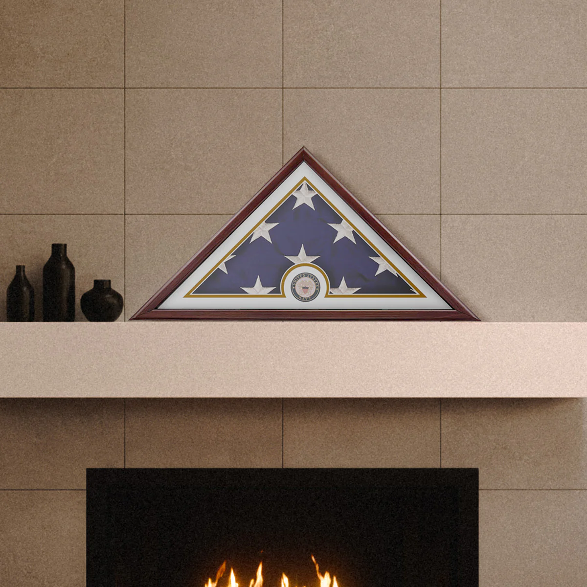 Liberty Flag Case for 5' x 9.5' Flag - Cherry Laminate with Matte - Image 12