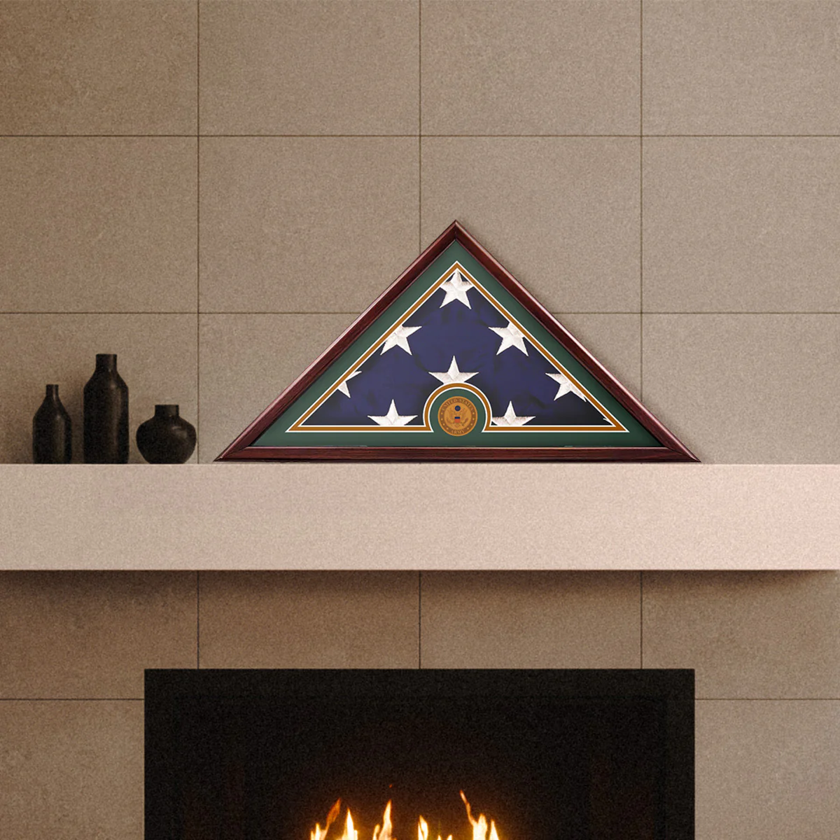 Liberty Flag Case for 5' x 9.5' Flag - Cherry Laminate with Matte - Image 8