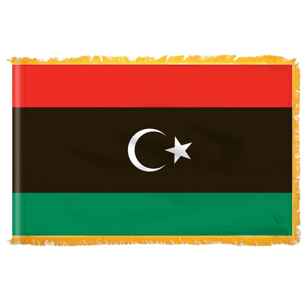 Libya Flag 3ft x 5ft Nylon - Image 2