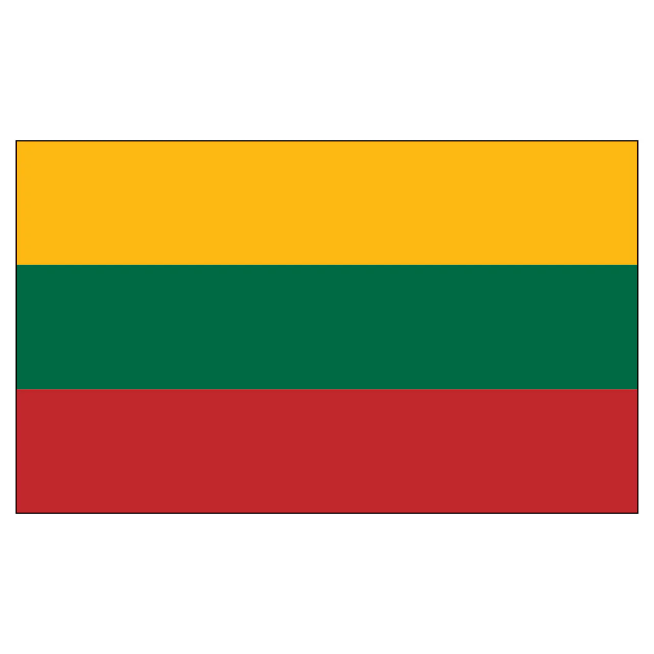 Lithuania 2ft x 3ft Nylon Flag