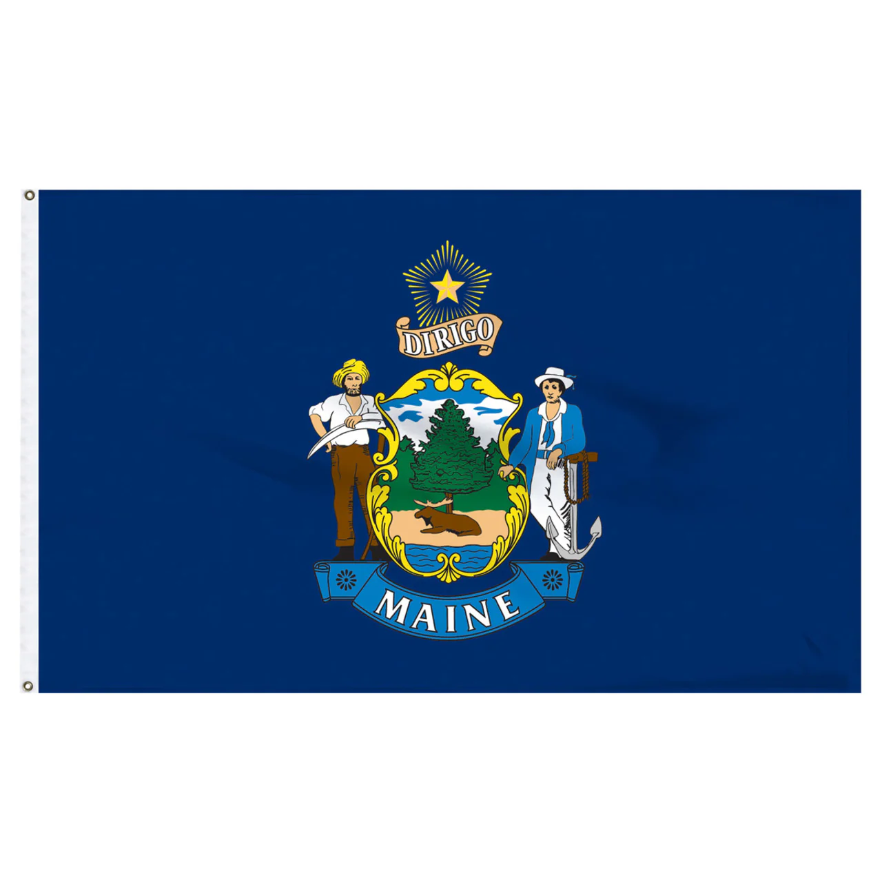 Maine 5ft x 8ft SpectraPro Flag