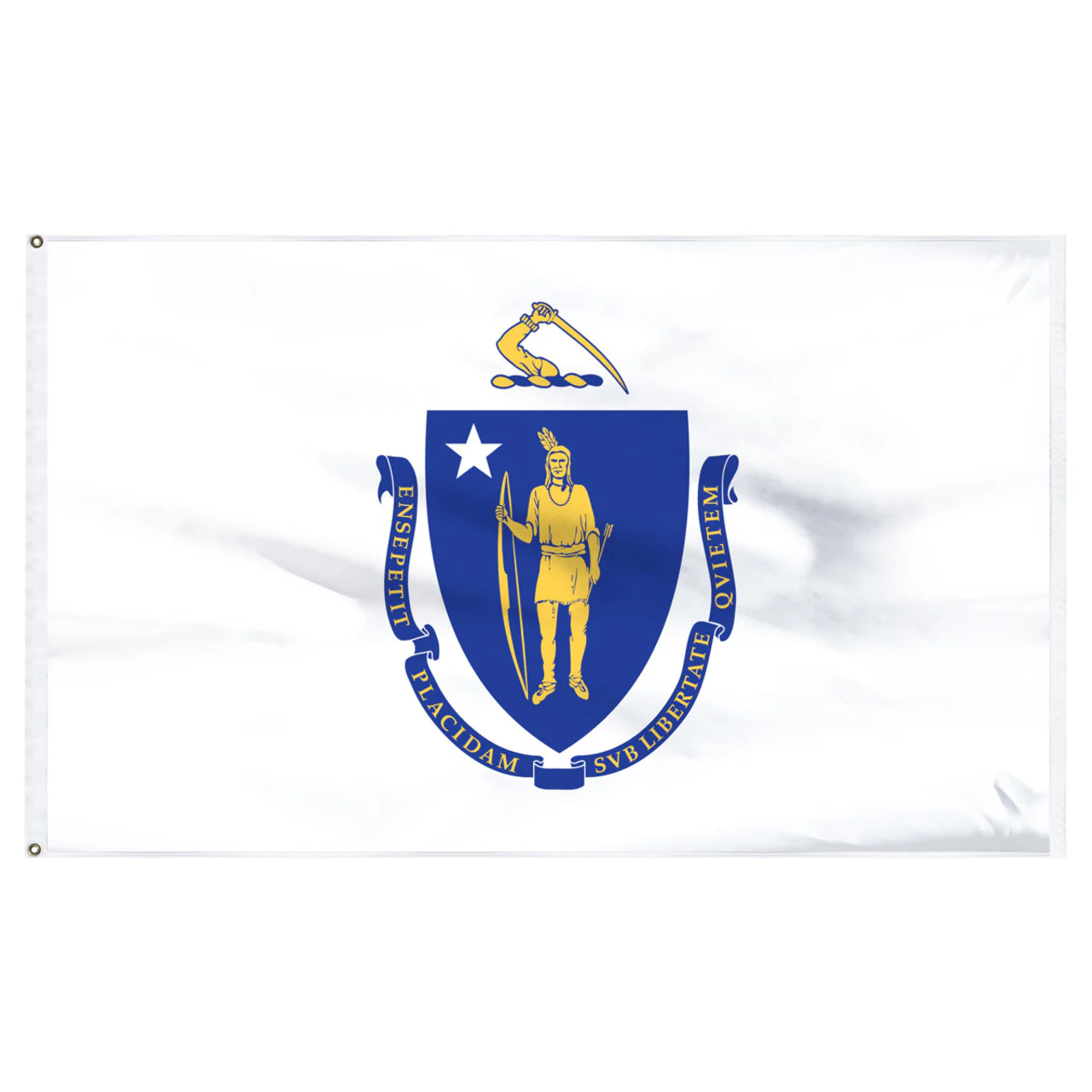 Massachusetts Flag 5 x 8 Feet Nylon