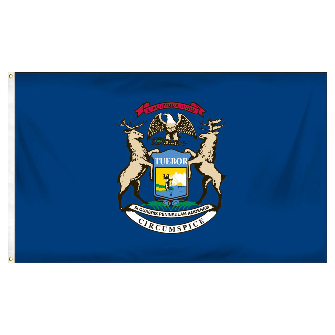 Michigan 4ft. x 6ft. Sewn Polyester Flag