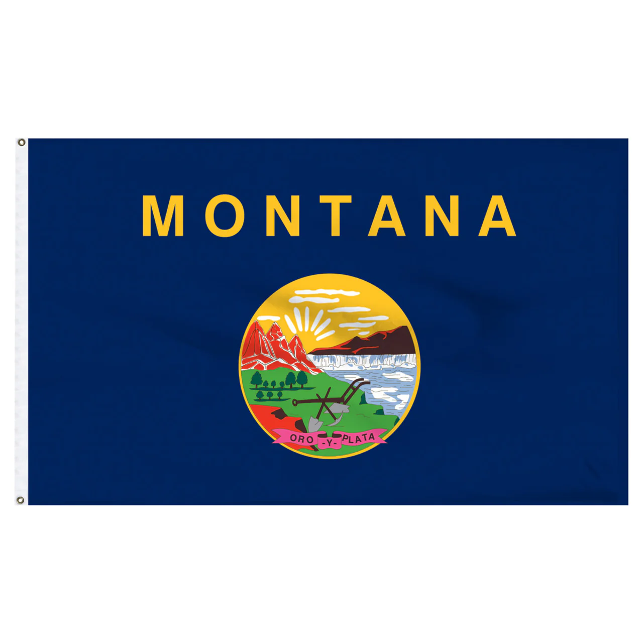 Montana Flag 5 x 8 Feet Nylon