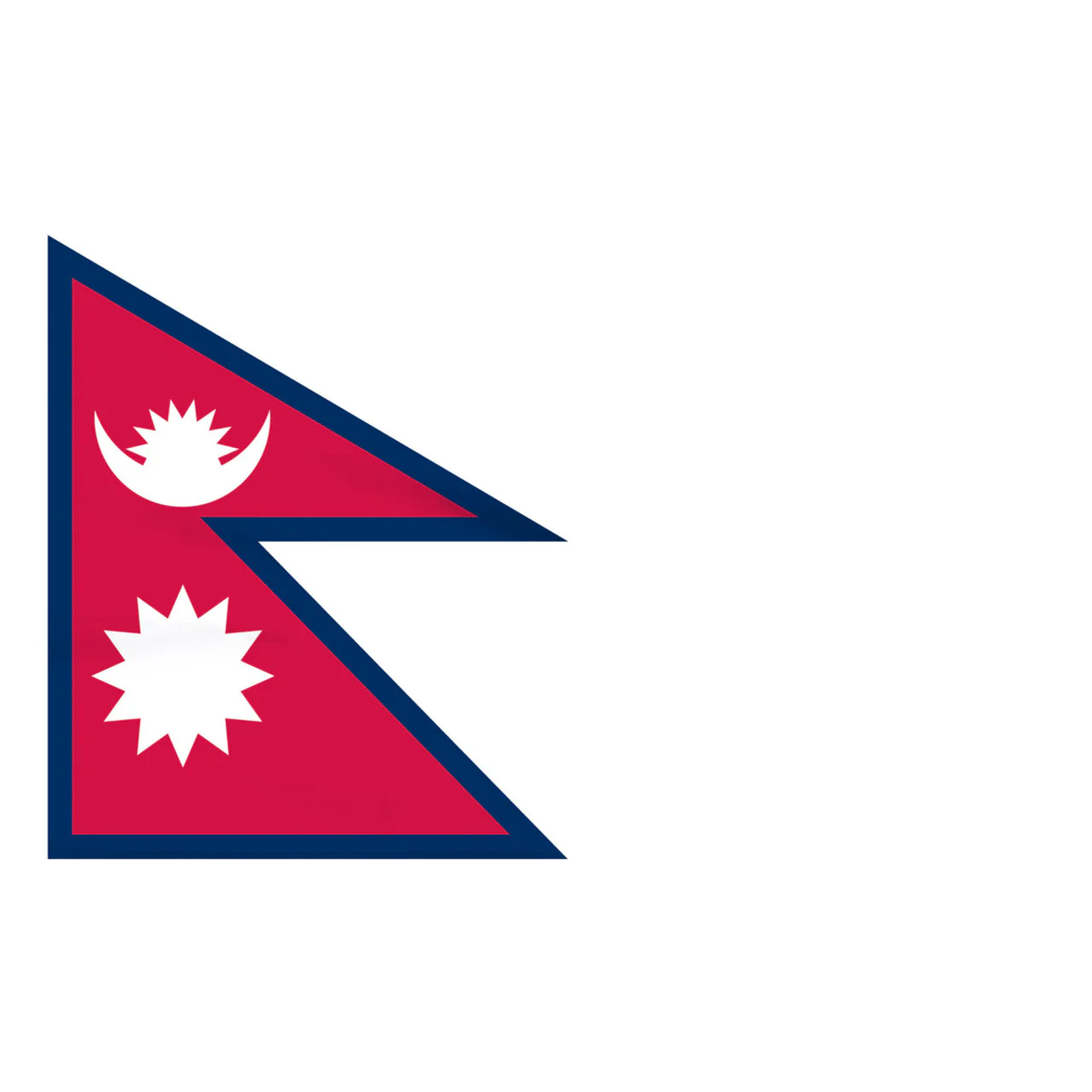 Nepal 5ft x 8ft Nylon Flag