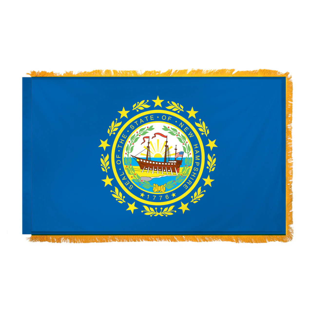 New Hampshire Flag 3ft x 5ft Nylon Indoor
