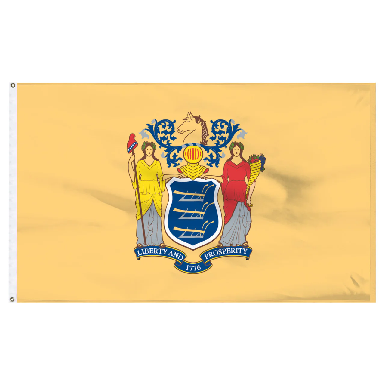 New Jersey flag 4 x 6 feet nylon