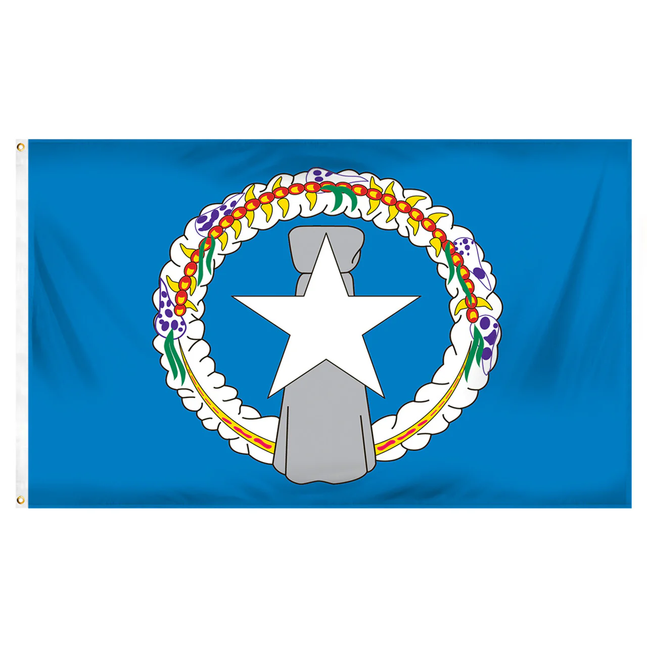 Northern Marianas Flag 3ft x 5ft Printed Polyester