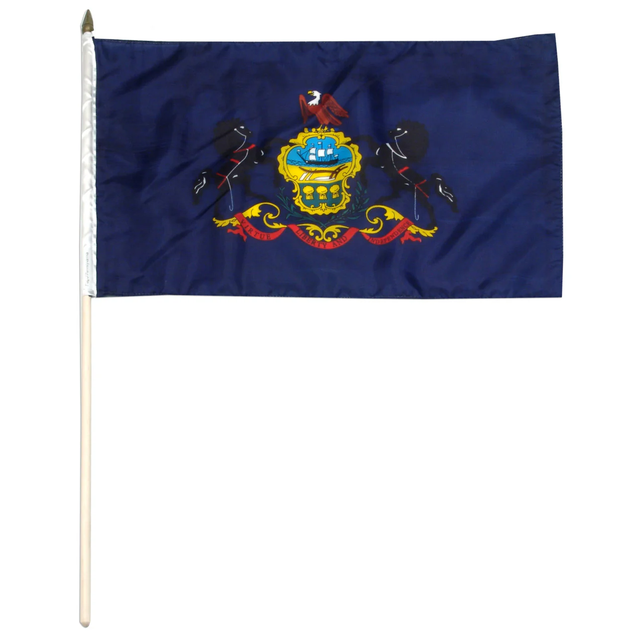 Pennsylvania stick flag 12 x 18 inch