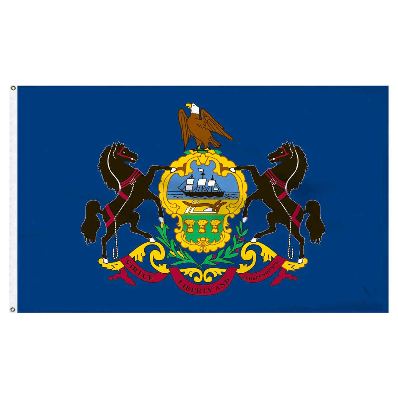Pennsylvania Flag 4 x 6 Feet Nylon