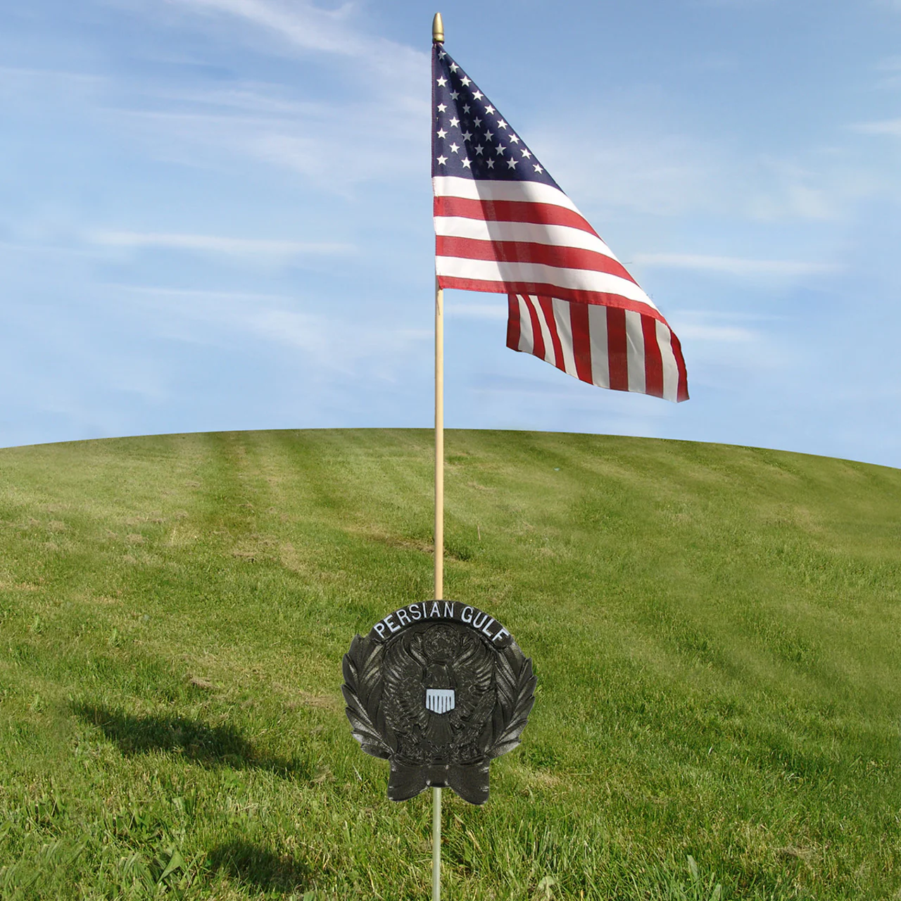 Persian Gulf Veteran Grave Marker - Aluminum - Image 2
